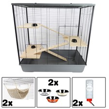Rat Hamster Cage Grey With
