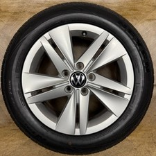 1X 16'' GENUINE VW GOLF MK8 NORFOLK ALLOY WHEEL TYRE GT SINGLE 5H0601025