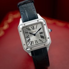 Cartier Santos-Dumont Steel WSSA0023 Full Set 2022 Excellent Condition