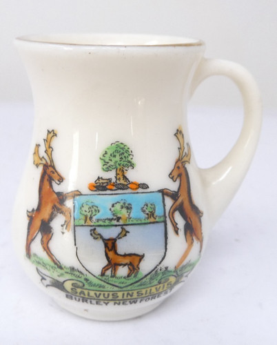 Crested china miniature - crested, jug
