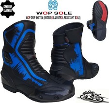 MENS BLUE/BLACK LEATHER