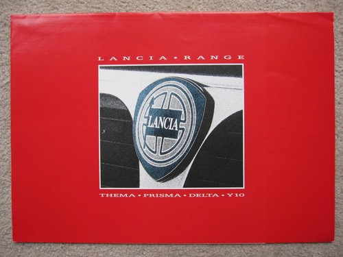 Lancia range brochure - , c.1986