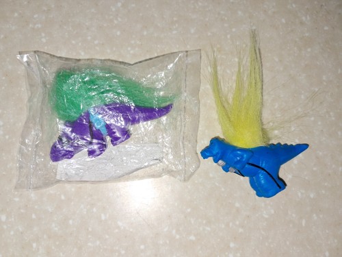 Two vintage troll - , dinosaur