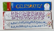 Sizzix Sizzlits Decorative Strips - Hunky Dory  & Wingo Zingo Alphabet