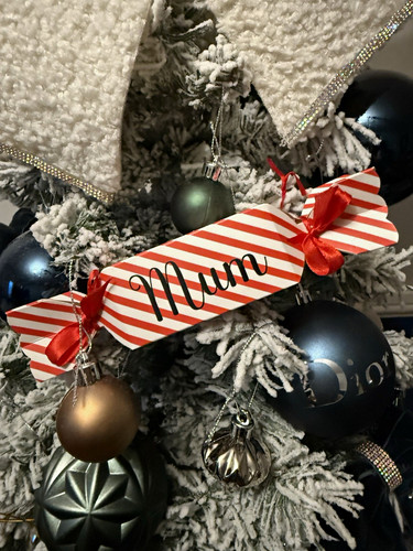 Personalised christmas hanging - christmas,