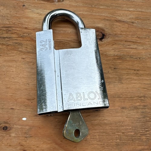 Abloy 342 padlock working - 1,
