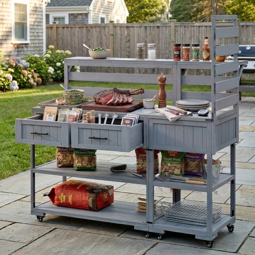 Patio kitchen island - 62.3",