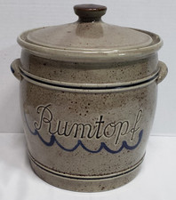 Rumtopf glazed pottery/clay