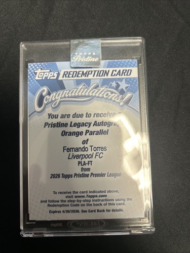 Topps pristine fernando torres - fernando,