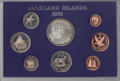 1982 falkland islands proof - 1982,