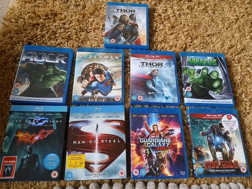 Marvel dc comic bluray - 9x,