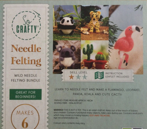 Needle felting kit - kit, 6