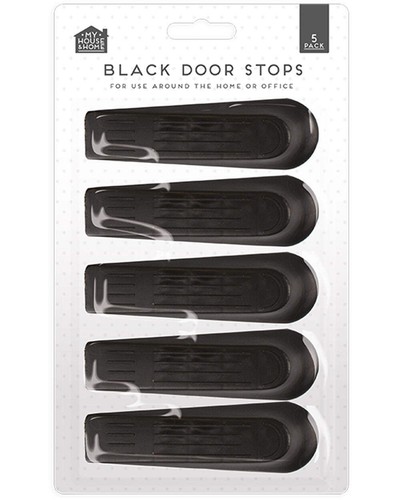 Black door stops - door,