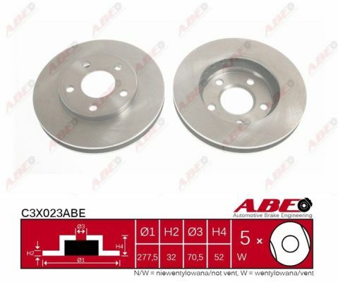 Brake disc for buick - 2x,