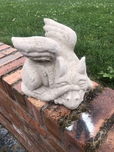 Dragon concrete ornament - dragon,