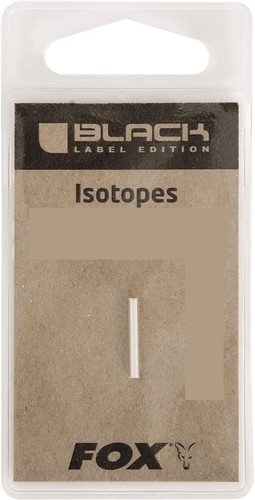 Fox black label - black, isotopes