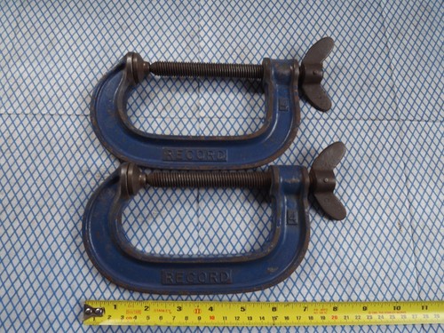 Vintage record clamps - clamps, /
