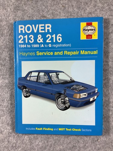 Rover 213 216 - haynes, manual
