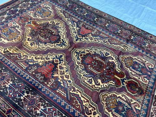Hand knotted afghan baluchi - afghan,