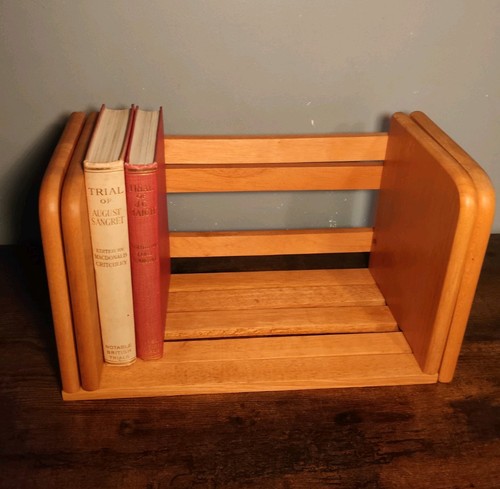 Wooden book stand trough - stand,