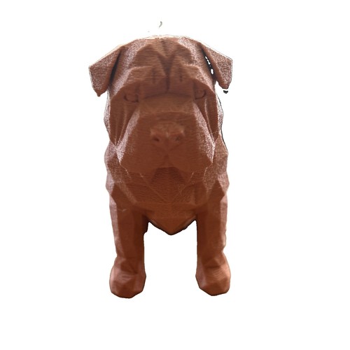 Shar pei printed dog - shar,