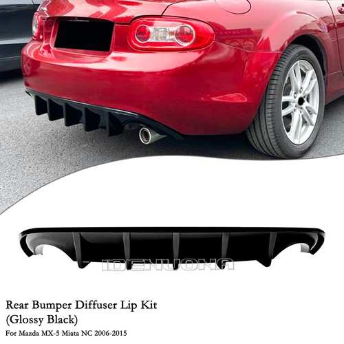 Gloss black rear bumper - gloss,