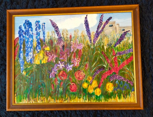 Summer exuberance oil on - 'summer,