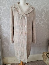 Gharani Strok Ladies Pastel Tweed Coat UK18
