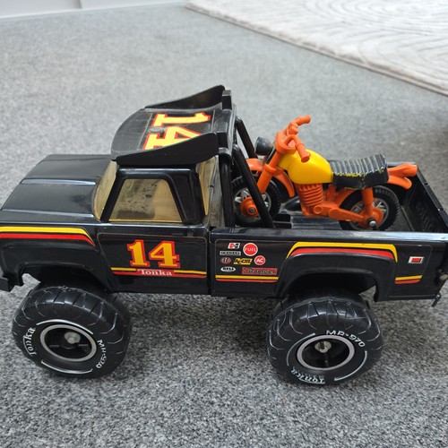 Vintage metal tonka 4x4 rally - metal,