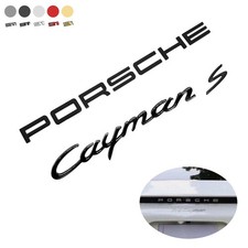 For Porsche Cayman S Letters