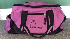 Vintage Head Sports/Travel/Gym Shoulder Bag Purple/Pink