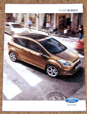 2012 FORD B-MAX Sales Brochure - Studio Zetec Titanium inc Alloys Accessories