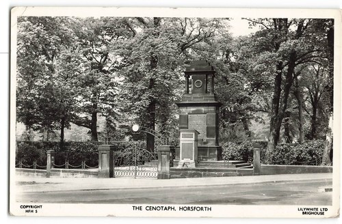 1966 cenotaph horsforth leeds - cenotaph,