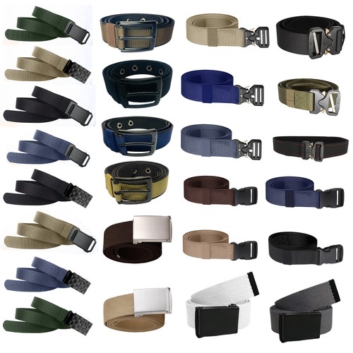 Mens canvas nylon belts - mens,