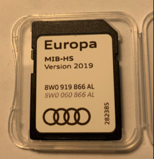 Genuine Audi A3 A4 A5 Q2 Q5 2019 SAT NAV MIB-HS SD Card Europe 8W0919866AL
