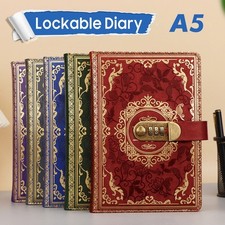 A5 Retro Passcode Notebook