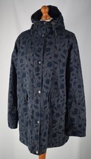 Ladies Blue Floral Pattern Seasalt Waterproof & Breathable River Sea Coat Sz 14.
