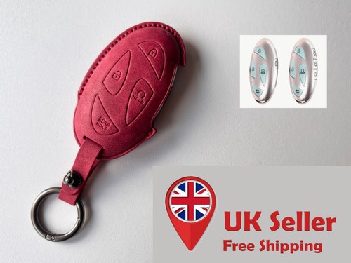 Stock red leather key - uk,