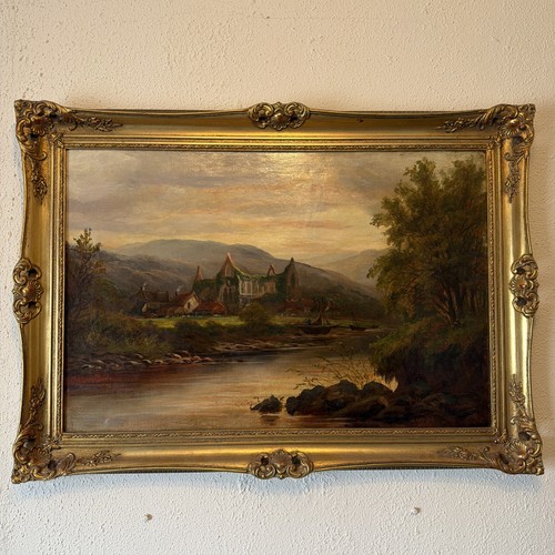 Hugh oil painting tintern - oil, of