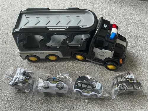Police truck toy carrier - police,