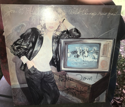 Joni mitchell signed wild - joni, 'wild