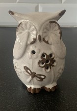 Ceramic Pottery Owl Figurine