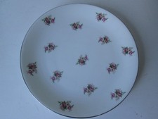 Rosebud patterned plate.FM