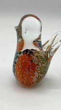 VTG MDINA Art Glass Bird Hand