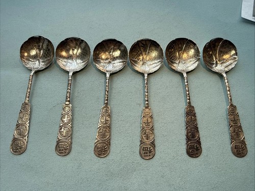 Vintage silver chinese - 6,