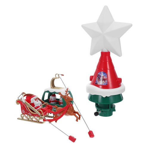 Rotating christmas tree topper - christmas,