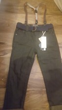 BNWT RJR John Rocha  adjustable waistbrand Brace&belt Jeans boy age4-Debenhams 