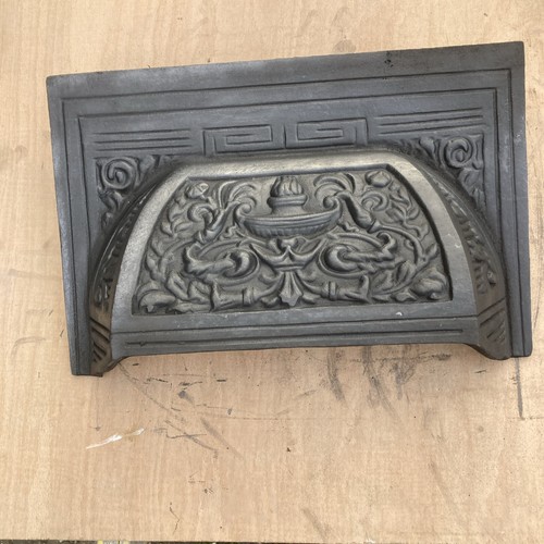 Victorian cast iron fireplace - iron,