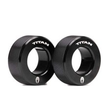 Titan Fitness TwistLock Pro Aluminum Barbell Collar Set, 59.5mm-51.5mm Sleeve