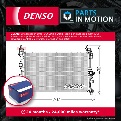 Radiator fits opel - radiator, e